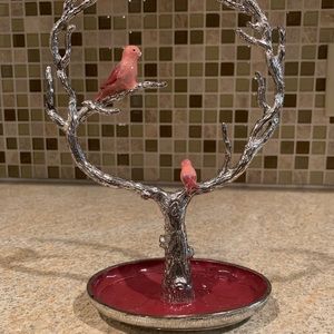 LUCKY BRAND Enamel Metal Jewelry Stand-Ring Holder
